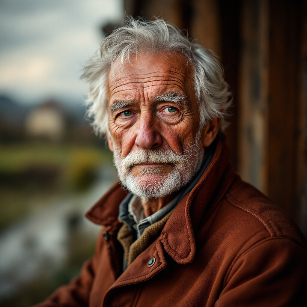 Portrait d'Édouard, géographe et voyageur