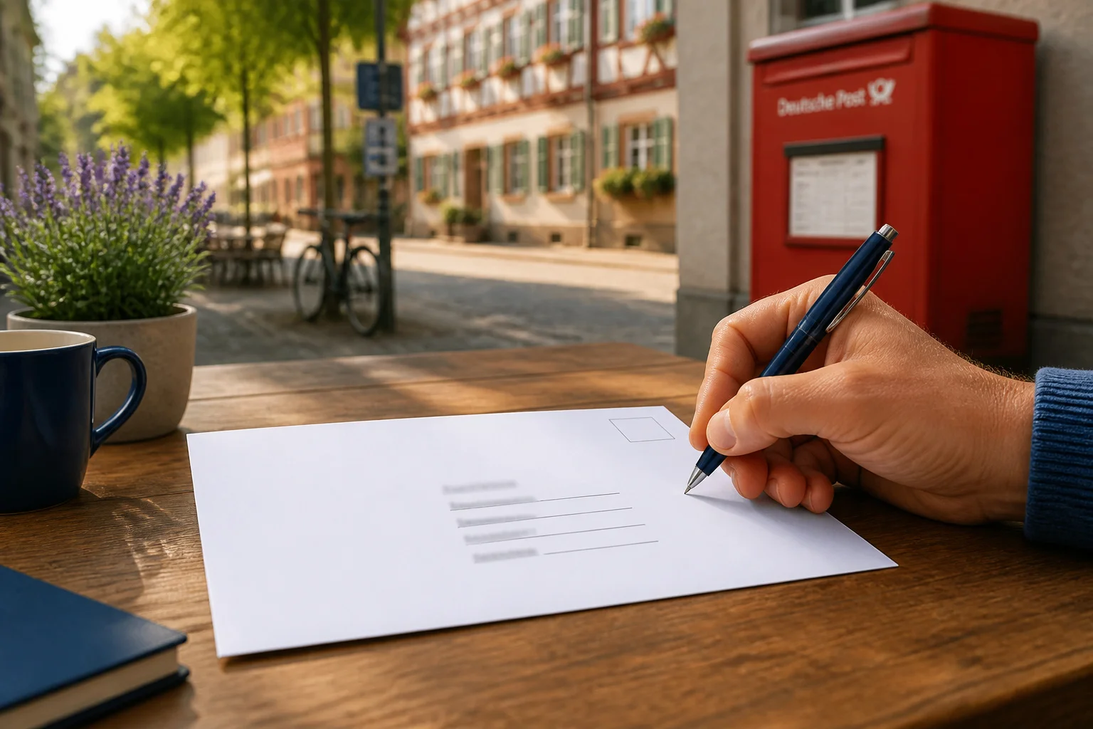 Ecrire une lettre en allemagne