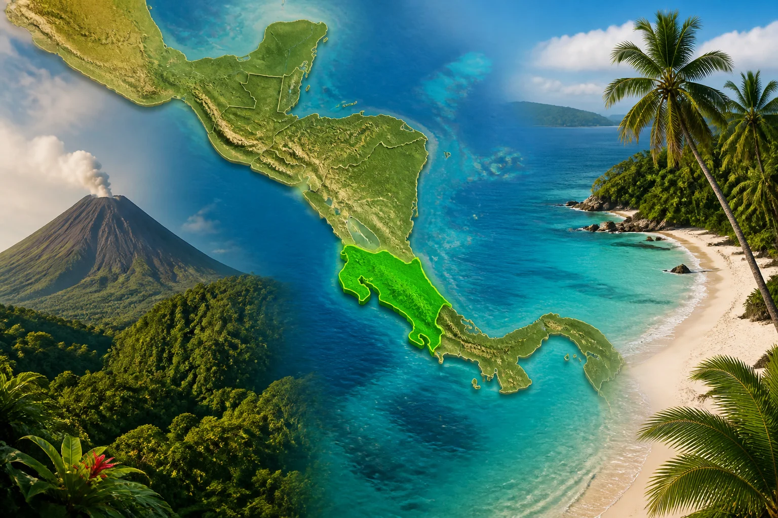Costa rica volcans et plages paradisiaques