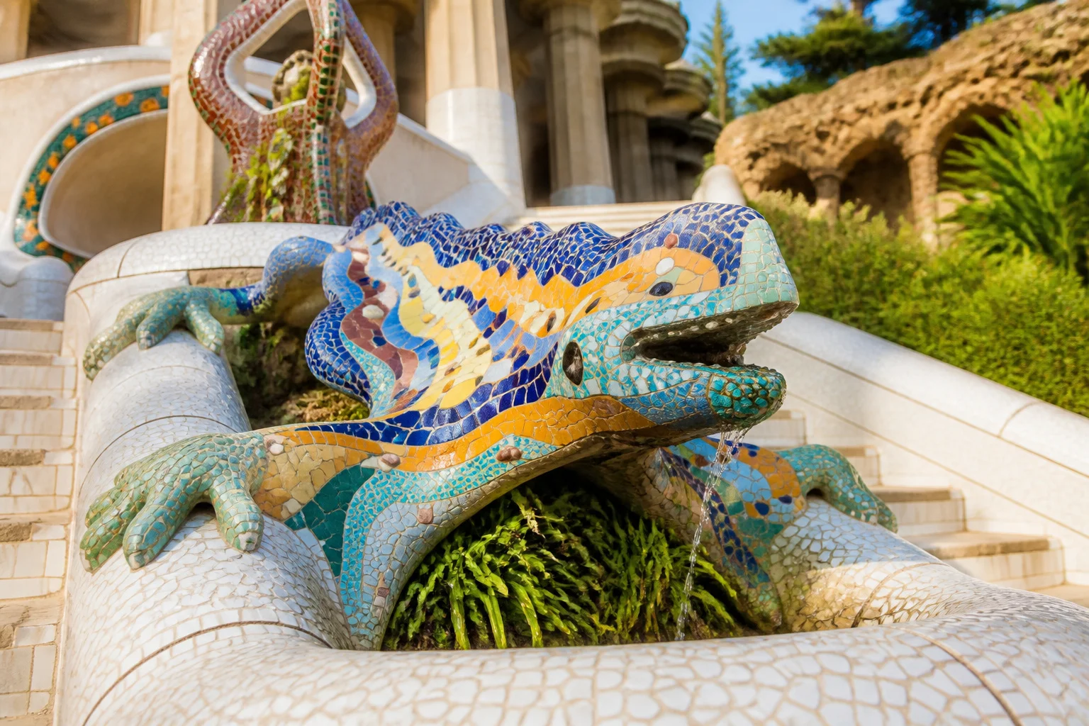 Le dragon de parc guell